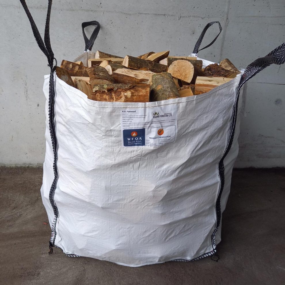 Bulk Bag of Chunky Logs (Hardwood) Roland Forestry
